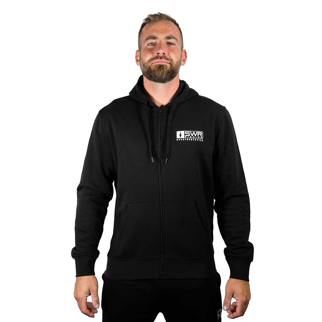 FELPA ZIP BIG TUNA NERA